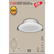 Cata CT-5650 Zümrüt 10 Watt Sıva Altı Yuvarlak Backlight LED Panel