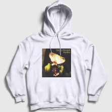 Z zepplin Presmono  Beyaz Vicious Delicious Infected Mushroom Kapüşonlu Sweatshirt