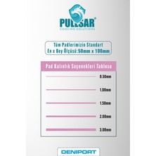 Pullsar Thermopad Extreme - 100x50 mm | 1,0 mm Kalınlık | 12,8 W/m-K İletkenlik ile Bilgisayarınız İçin Güçlü Soğutma Çözümü!