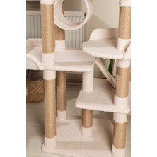 Raikou Kedi Tırmalama 1.43M Uzunluk Tırmalama ve Oyun Evi Kedi Bella büyük kedi ağaç evi