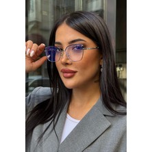 Falan Eyewear Lela Kadın Blue Block Gözlük Gold-Siyah