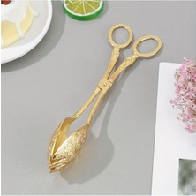 Özel Servis Sunum Kaşığı Kolay Kullanım Salata Kaşığı Metal Servis Kaşığı (1 Adet)