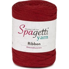Ribbon Bordo El Örgü Ipliği
