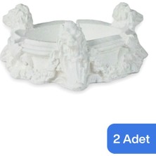 Küllük Gümüş Eskitme Kül Tablası Dekoratif Küllük 2 Adet Model 7