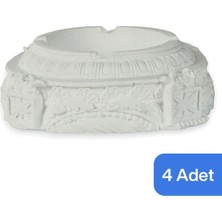 Küllük Altın Kül Tablası Dekoratif Küllük 4 Adet Model 2