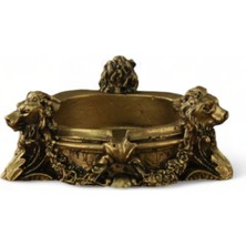 Küllük Altın Kül Tablası Dekoratif Küllük Model 7