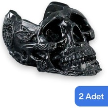 Küllük Siyah Kül Tablası Dekoratif Küllük 2 Adet Model 8