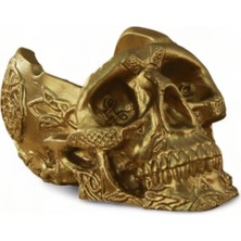 Küllük Gümüş Eskitme Kül Tablası Dekoratif Küllük Model 8