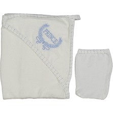 Prens Prince Nakışlı Lifli Bebek Havlu 85X69