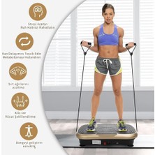 Robx Vibro Vibration Plate Egzersiz ve Titreşimli Basen Karın Kol Bacak Spor Aleti