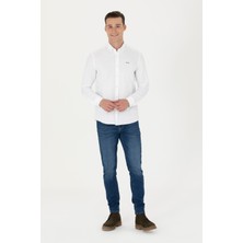 U.S. Polo Assn. Erkek Beyaz Gömlek Basic 50277266-VR013