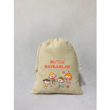 Aprendi Bayrama Özel Harçlık Kesesi 10 x 15 cm 5 Adet Mutlu Bayramlar Desenli