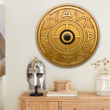 ARTSMARTİX Kalkan Rölyef Tablo Altın