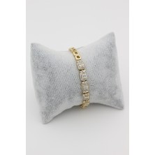 Xupıng Jewelry Baget Zirkon Taşlı  Bileklik