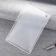 ZORE Lenovo M10 Plus TB-X606F Kılıf  Uyumlu Tablet Süper Silikon Kapak-Renksiz
