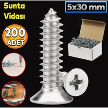 Std Sunta Vidası 5x30 Ahşap Vidası (200 Adet)