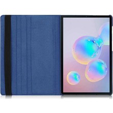 ZORE Galaxy Tab S7 Plus T970 Uyumlu Dönebilen Standlı Kılıf-Lacivert