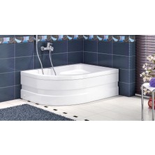 Ferısya Asimetrik Oval Mini Küvet 80*100
