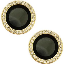 ZORE Apple iPhone 14 Uyumlu Zore Cl-06 Kamera Lens Koruyucu-Gold