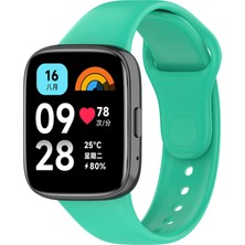 Xiaomi Redmi Watch 3 Active Uyumlu Klasik Kordon Zore - Turkuaz