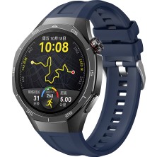 Huawei Watch Gt5 Pro 46MM Uyumlu Zore KRD-130 Silikon Kordon Strap Kayış-Lacivert
