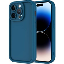 ZORE Apple iPhone 14 Pro Max Kılıf Kamera Korumalı Zore Ananas Kapak-Koyu Yeşil