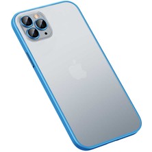 ZORE Apple iPhone 12 Pro Kılıf Zore Retro Kapak-Mavi