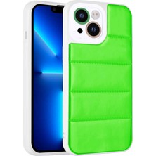 ZORE Apple iPhone 13 Uyumlu Kamera Korumalı Airbagli Renkli Seksek Kapak-Yeşil