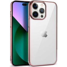 ZORE Apple iPhone 14 Pro Uyumlu Zore Pixel Kapak-Rose Gold