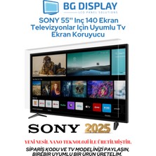 BG Display Sony 55'' Inç 140 Ekran Televizyonlar Için Uyumlu Tv Ekran Koruyucu