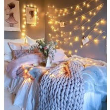 8 Fonksiyonlu Animasyonlu Perde LED Işık Saçak LED Işık 100 LED 10 mt