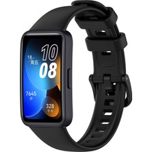 Huawei Band 8 Uyumlu Klasik Kordon Zore - Siyah