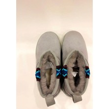 Butik Allbucks Ugg, Muadil, C&s   Deri Işlemeli  Kürk Platform Bot ABGYM0005