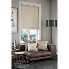 Auralight Lazer Kesim Mat Stor Perde, Lazer Kesimli Klasik Serisi, C-1003 Açık Kahverengi