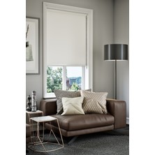 Auralight Lazer Kesim Mat Stor Perde, Lazer Kesimli Klasik Serisi, C-1001 Beyaz Renk