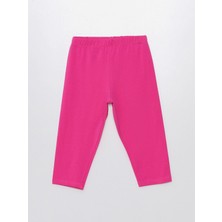 Lcw Kids Fuşya Beli Lastikli Basic Kız Çocuk Tayt