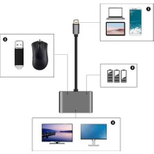 Hufy, Samsung Dex Uyumlu 4in1 Usb-C Hub : S ve Note Serileri ile Uyumlu Hub.