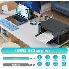 Hufy, 4in1 Type-C USB 3.1 HDMI Çevirici Dönüştürücü Hub. 4K UHD