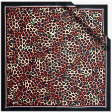 Aker Sura Ipek Eşarp Nostalji Leopar Desen 7984-313
