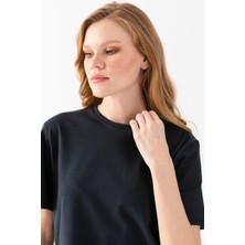 3lü Tişört, Unisex T-Shirt, Kısa Kollu Oversize T-Shirt, Pamuklu Siyah Bisiklet Yaka Oversize Tişör, Kadın Tişört, Erkek Tişört
