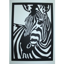 Ahşap Lazer Kesim Boşluklu Dekoratif Tablo