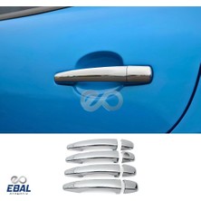 Ebal Oto Citroen C3 Krom Kapı Kolu 4 Kapı 2009 Üzeri Paslanmaz Çelik