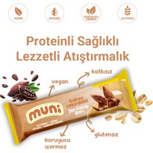 Muni Kakao Çekirdekli Yer Fıstığı Barı, 40 gr x 12 Adet