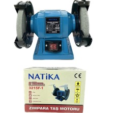 Natika 3515F-1 Tezgah Üstü Taş Motoru Bıçak Balta Makas Bileme Motoru 150MM