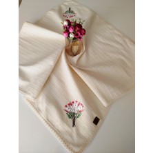 Buldan Monica Kumaş Otantik Nakışlı 85X85 cm Masa Örtüsü