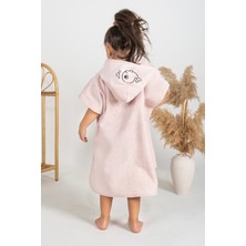 Keby Bebek ve Çocuk Bambu Havlu Panço-Bornoz-Plaj Havlusu