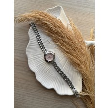 Rubsey Retro Minimal Hasır Kordon Vintage Kadın Kol Saati