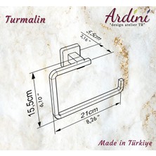 Ardini Turmalin Havluluk Siyah