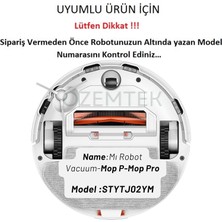 Ozemtek Ana Fırça Mi Robot Vacuum Mop P,mop Pro ile Uyumlu-Model NO:STYTJ02YM Uyumludur