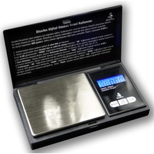 Bluefox Dijital Cep Tartısı - 500G Kapasite, 0.01G Hassasiyet, 7 Ölçü Birimi, Dara Fonksiyonu, Büyük Ekran, Otomatik Kapanma